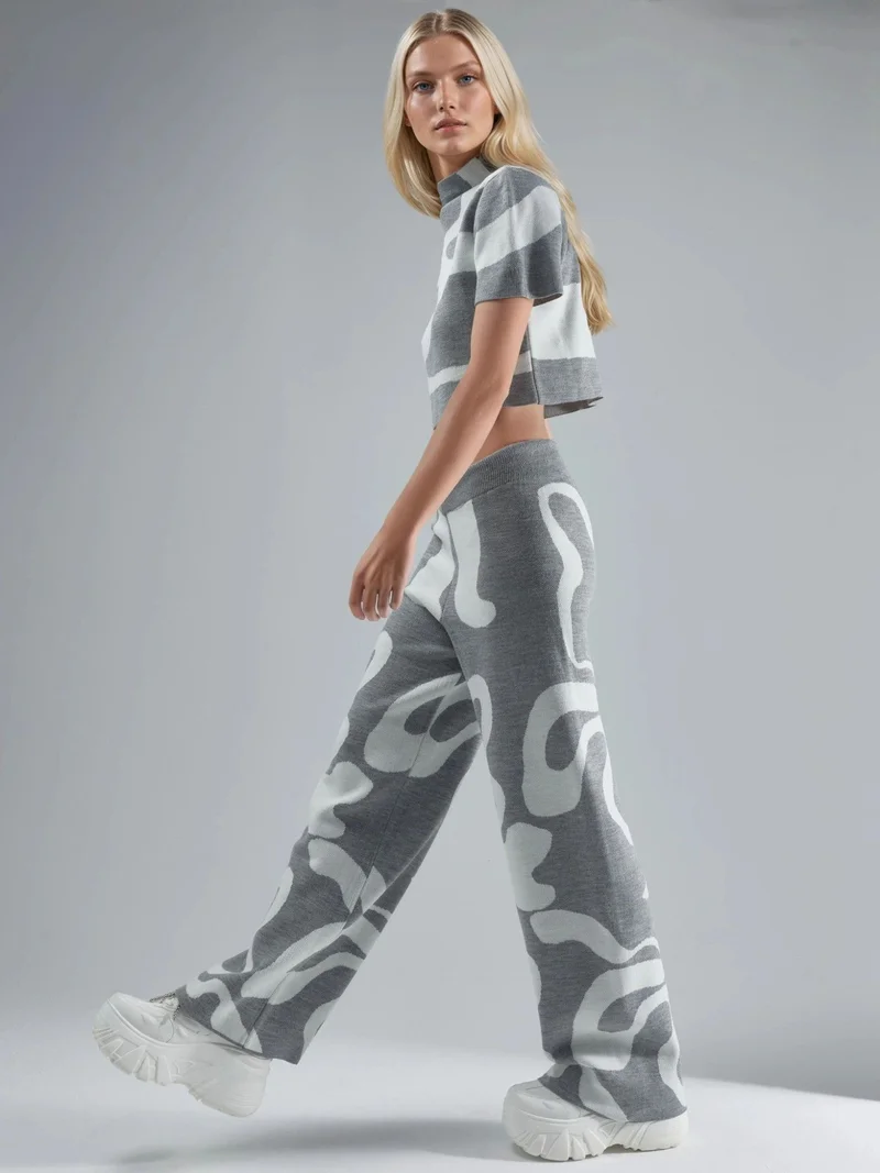 هيكاب بنطلون محبوك مجرد